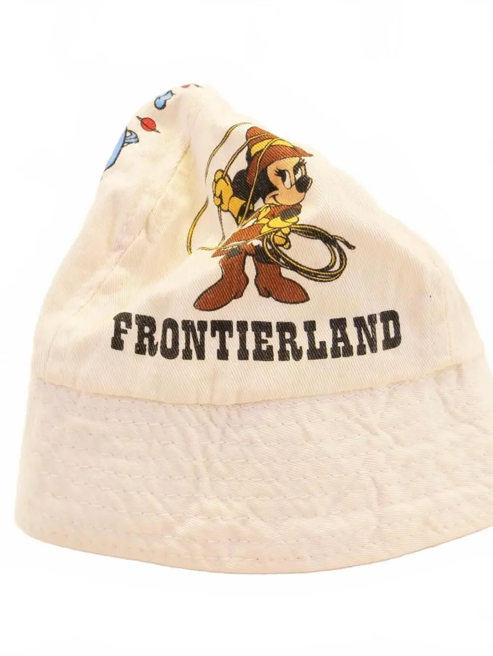 Kids Disney Tomorrowland Frontierland Adventureland Fantasyland Hat 1970s-80s - Picture 3 of 6